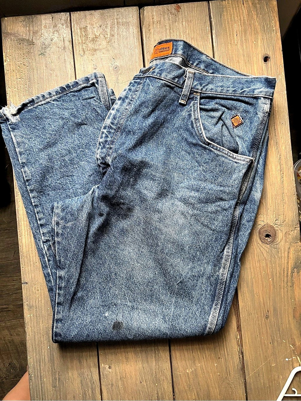 Wrangler Rugged Wear Men's Jeans Waist 42 x 30 Blue